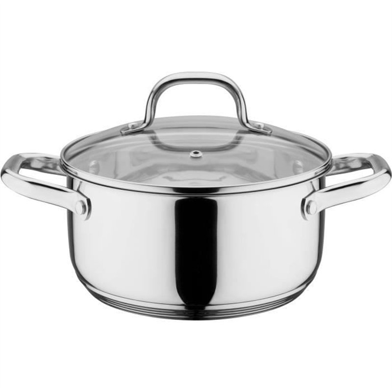 Image secondaire de Batterie de cuisine Induction - GSW - 806787 - TRENTINO - Acier Inoxydable massif - 10 pieces