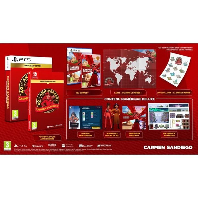 Image secondaire de Carmen Sandiego 40th Anniversary Edition - Jeu Nintendo Switch