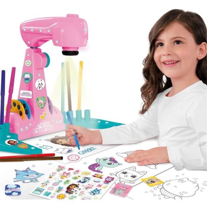 Image secondaire de Projecteur de dessins - LISCIANIGIOCHI - Gabby et la maison magique - Accessoires Inclus, Modeles