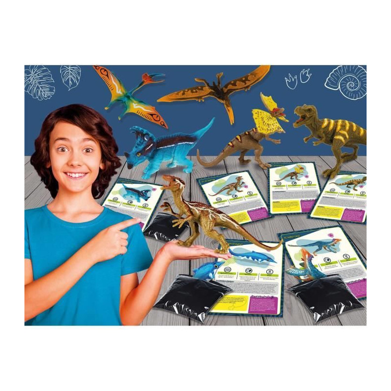 Image secondaire de Un mois avec les dinosaures - Kit Scientifique - I'M A GENIUS - 31 dinosaures
