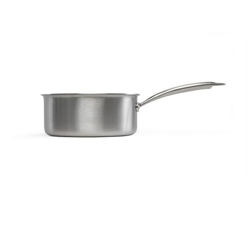Image secondaire de Brigade - Casserole en acier inoxydable 18 cm - LIVOO - MEP160 - Acier inoxydable Triply - Tous feux dont induction - Made in Fr