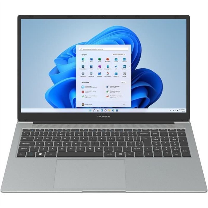 PC Portable Notebook - THOMSON NEO17 - 17,3 HD+ - Celeron N4020 - RAM 8Go - 512Go SSD - Windows 11 - Gris - AZERTY