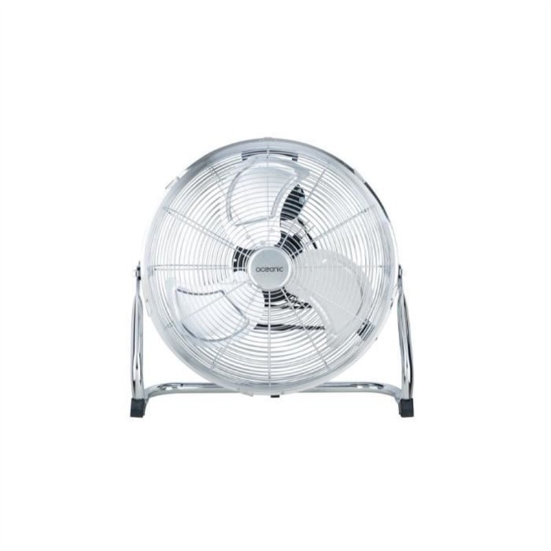 Ventilateur industriel de sol - Brasseur d'air - OCEANIC - 120 W - 3 vitesses - Ø 45 cm - Chromé