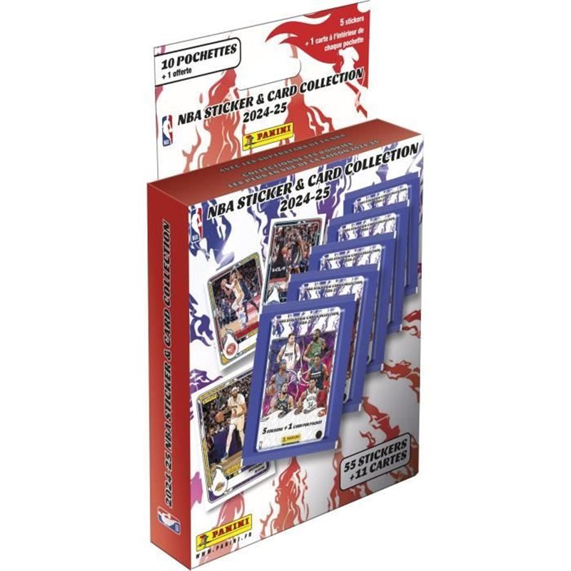 Blister - PANINI - Basket NBA US 2024/25 - 10 pochettes