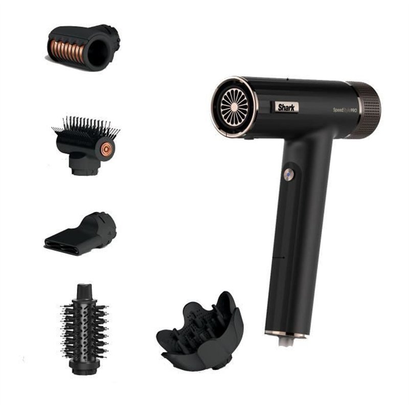 Seche-cheveux - Shark - HD752EU - SpeedStyle Pro 5-en-1 - Diffuseur Defrizz Fast - 1750 W