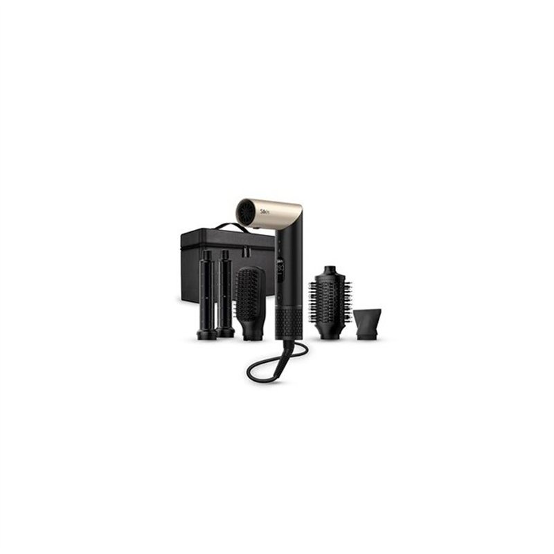 Seche-cheveux - Silk'n - Silky Air Flex - Noir-Or - 110000 tours/min - 5 accessoires