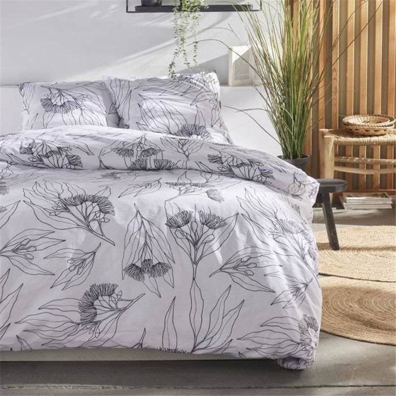 Parure de couette - TODAY - Sunshine 17.8 - 220x240cm - 2 personnes - Imprimée - Coton 57 fils