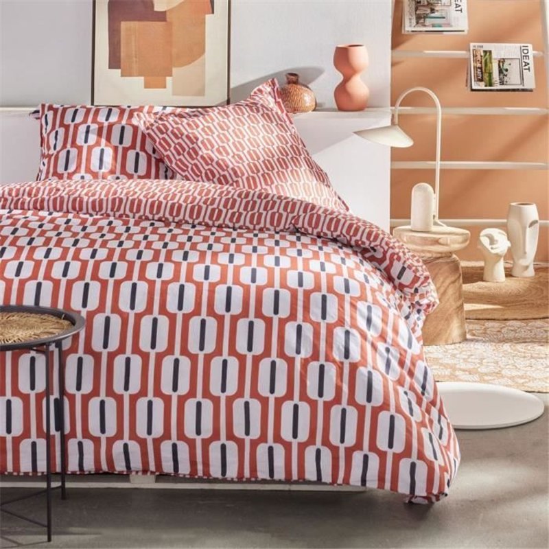 Parure de couette - TODAY - Sunshine 17.16 - 220x240cm - 2 personnes - Imprimée - Coton 57 fils