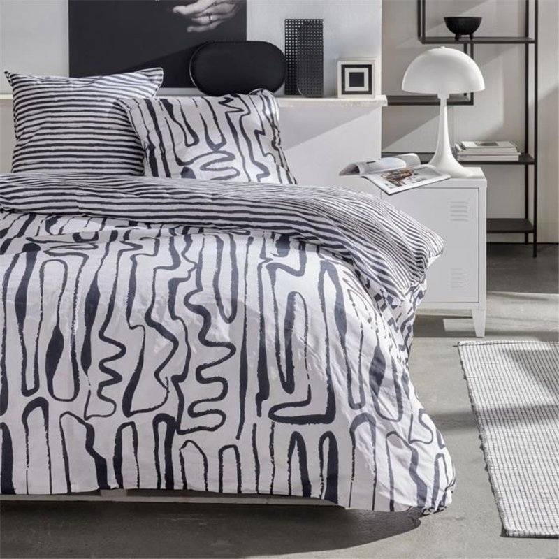 Parure de couette - TODAY - Sunshine 17.31 - 220x240cm - 2 personnes - Imprimée - Coton 57 fils