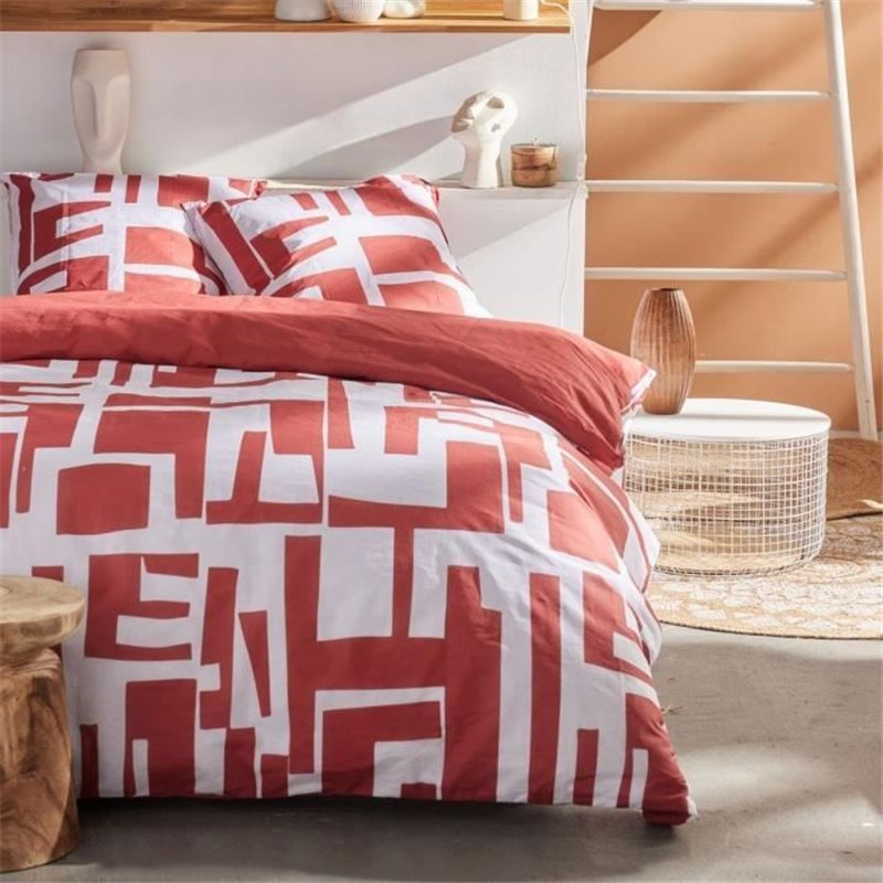 Parure de couette - TODAY - Sunshine 17.32 - 220x240cm - 2 personnes - Imprimée - Coton 57 fils