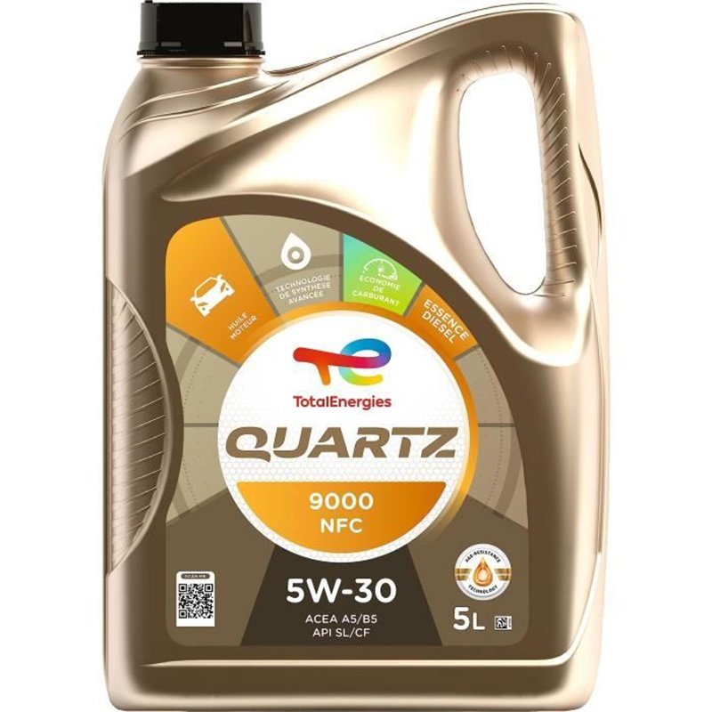 Image secondaire de Huile moteur - TotalEnergies - Quartz 9000 NFC 5W-30 - 5L