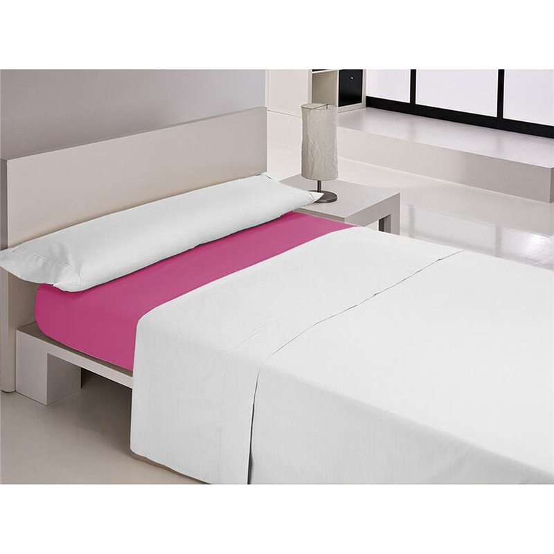 Drap housse Happy Home MIX COLORS Cerise Lit 1 personne 80 x 200 + 30 cm