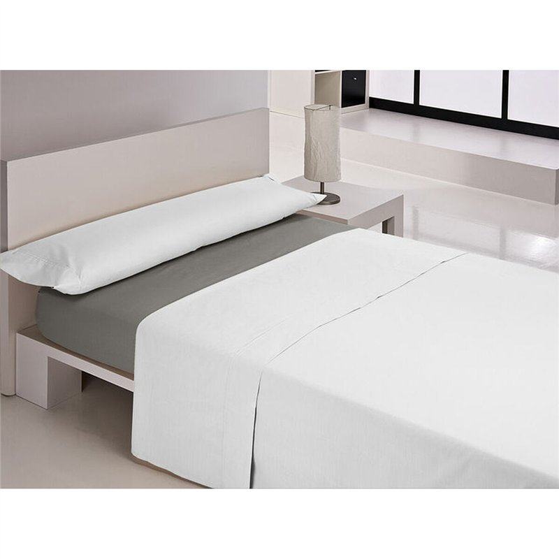 Drap housse Happy Home MIX COLORS Anthracite Lit ½ persones 135 x 200 + 30 cm