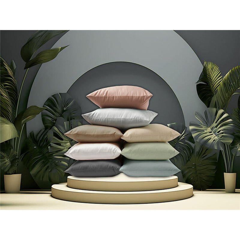 Image secondaire de Taie d'oreiller Happy Home Anthracite 45 x 100 cm 2 Unités