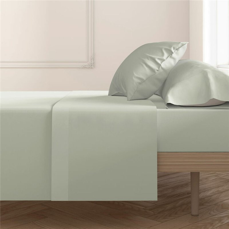 Image secondaire de Drap Happy Home Mix Colors Menthe Lit 1 personne