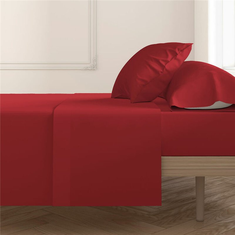 Image secondaire de Drap Happy Home Mix Colors Rouge Lit 1 personne