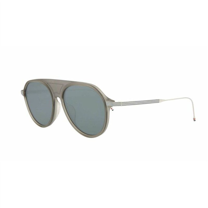 Lunettes de soleil Unisexe Thom Browne TB-809-B-GRY-SLV-55-AF Ø 55 mm