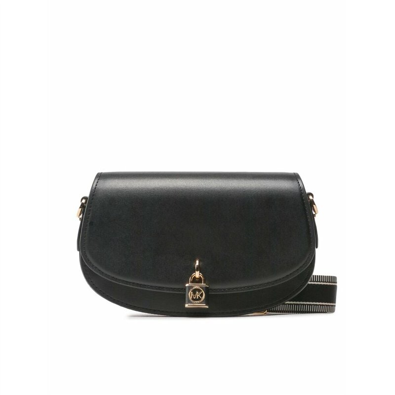 Sac à Bandoulière Michael Kors Mila Noir 25 x 14 x 6 cm