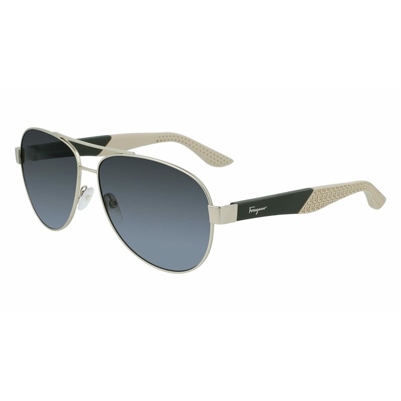 Lunettes de soleil Homme Salvatore Ferragamo SF275S-6214758 Doré Ø 62 mm