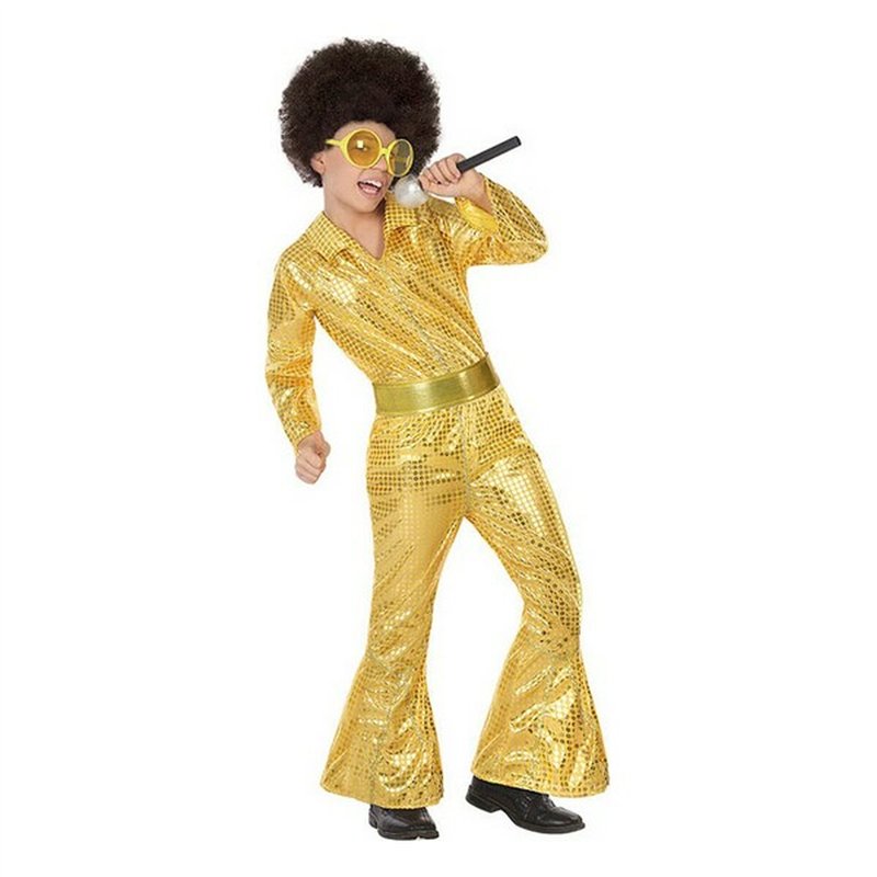 Image secondaire de Déguisement pour Enfants Disco Doré (2 Pièces) (2 pcs)