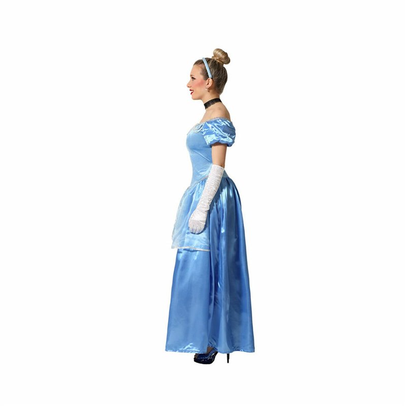 Image secondaire de Déguisement pour Adultes Bleu Princesse