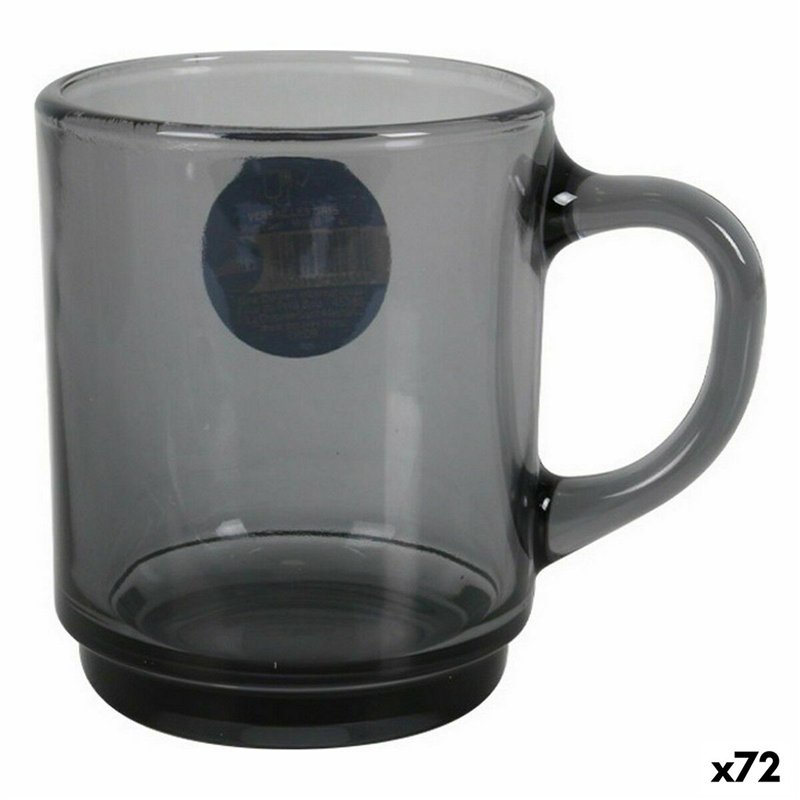 Tasse Duralex Versailles Empilable Gris 260 ml (72 Unités)