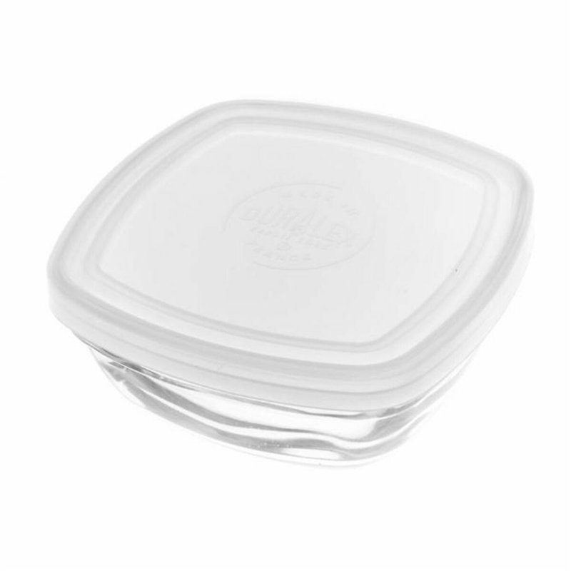 Image secondaire de Panier-repas carré avec couvercle Duralex FreshBox Transparent 300 ml 11 x 11 x 4,5 cm (12 Unités)