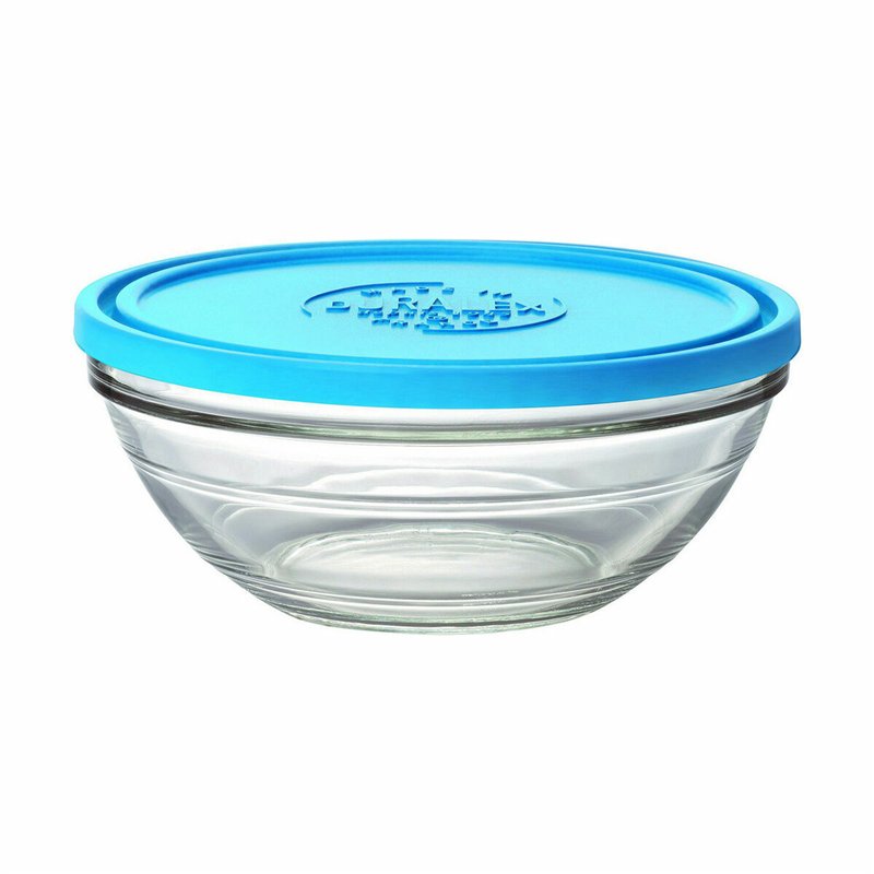 Image secondaire de Panier-repas rond avec couvercle Duralex FreshBox Bleu 2,4 L (4 Unités)