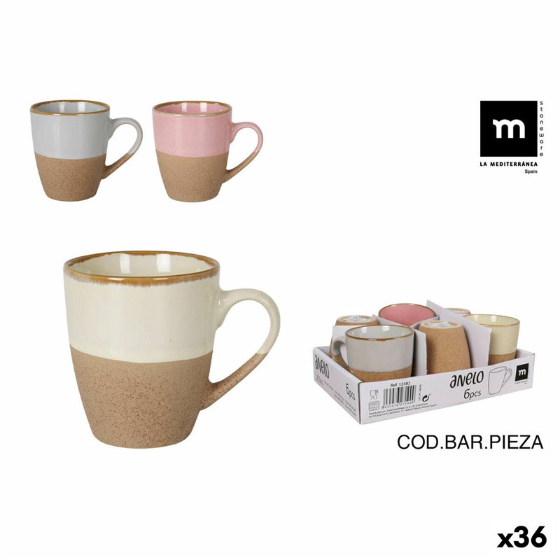 Tasse de café et de thé La Mediterránea Anelo 200 ml (36 Unités)