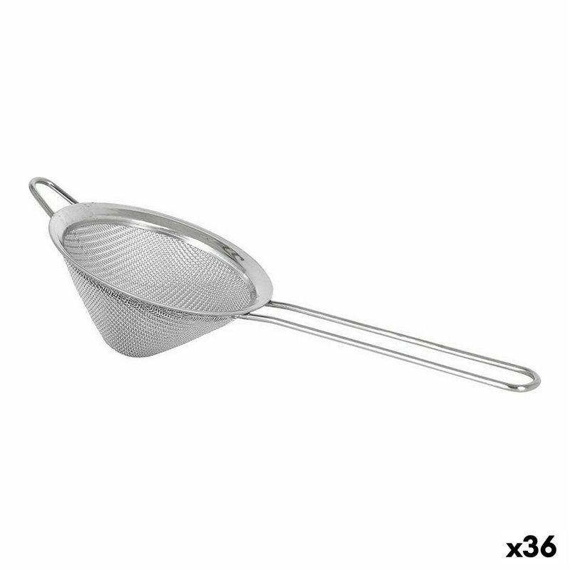 Passoire en acier inoxydable Quttin Conique Acier inoxydable (36 Unités) (10 cm)