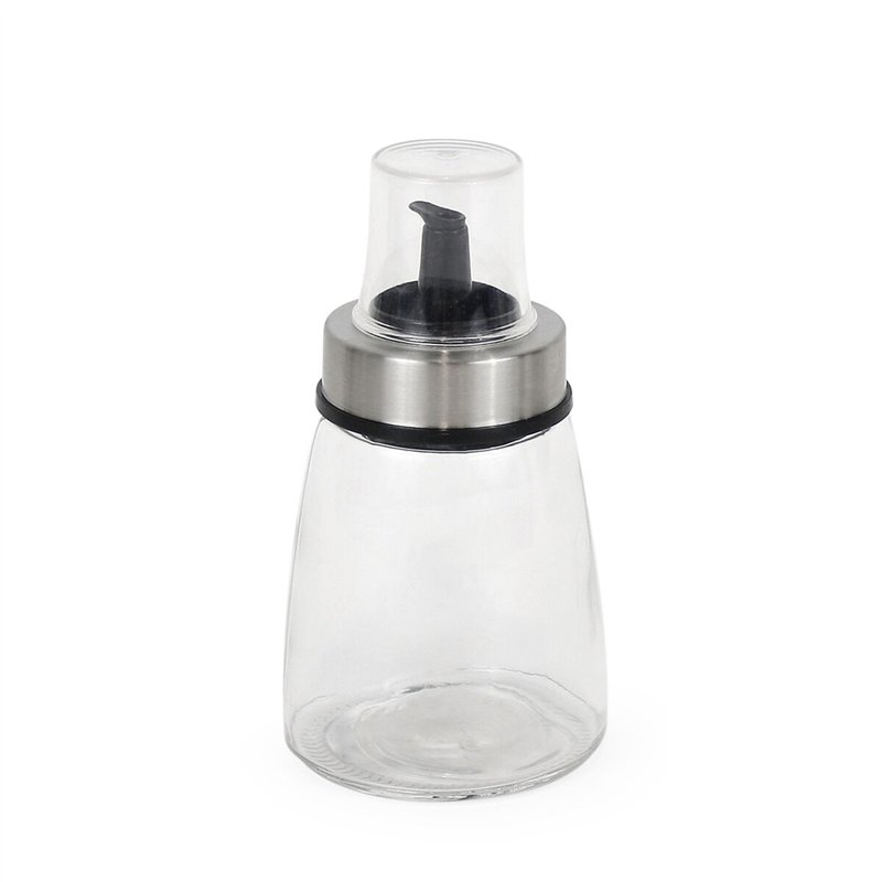 Image secondaire de Huilier Quttin Transparent Argenté verre 200 ml 6,5 x 6,5 x 12,5 cm (12 Unités)