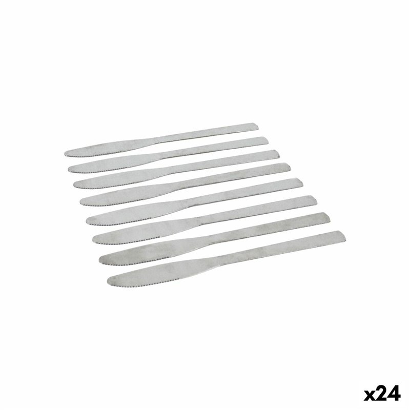Ensemble de Couteaux Privilege Argenté Acier inoxydable 19,8 cm 8 Pièces (24 Unités)