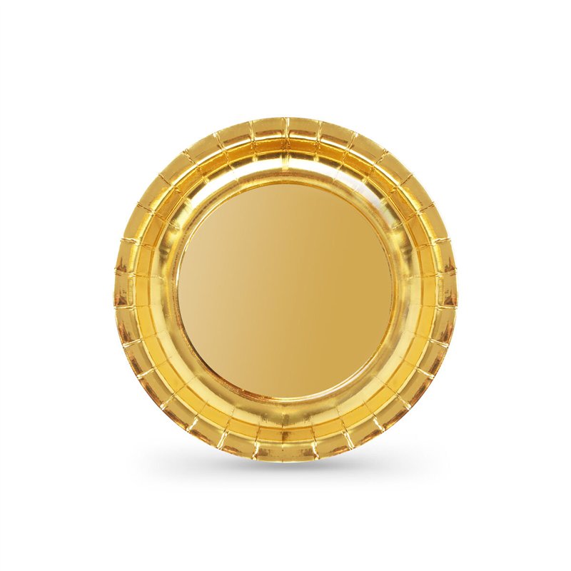 Image secondaire de Service de vaisselle Algon Doré 20 cm 10 Pièces (18 Unités)