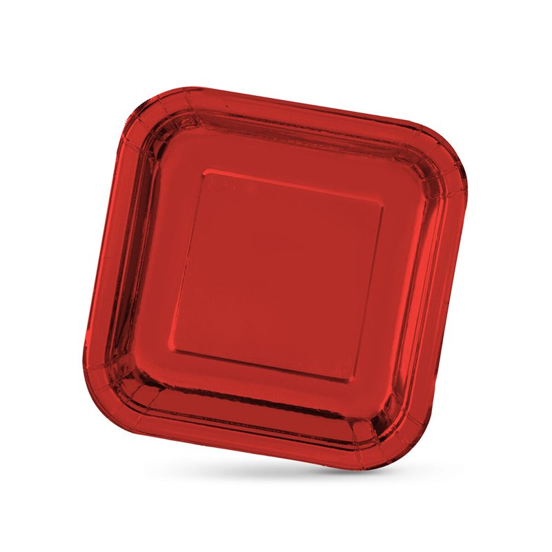 Image secondaire de Service de vaisselle Algon Rouge 23 cm 10 Pièces (18 Unités)