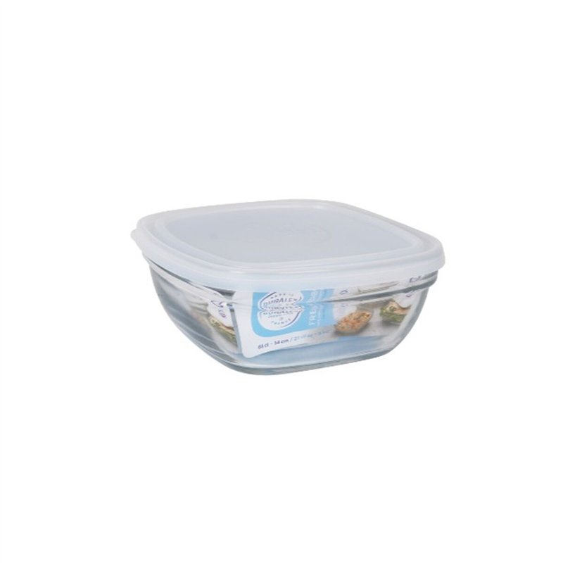 Image secondaire de Boîte à lunch Duralex Blanc Transparent 610 ml (12 Unités)