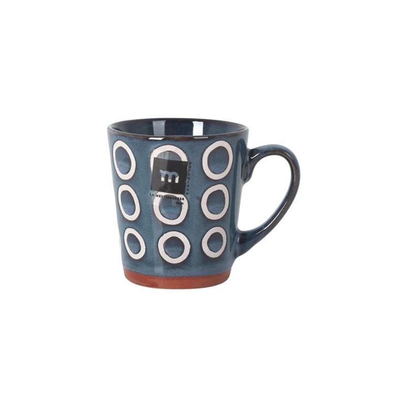 Image secondaire de Tasse mug La Mediterránea Almudena Bleu 200 ml (36 Unités)