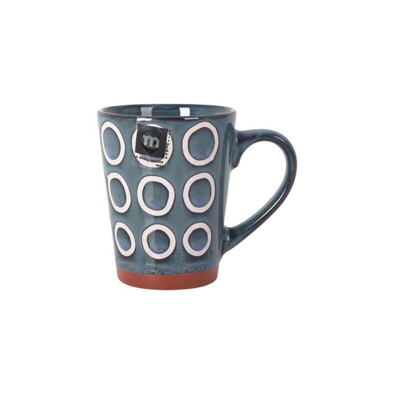 Image secondaire de Tasse mug La Mediterránea Almudena Bleu 330 ml (36 Unités)