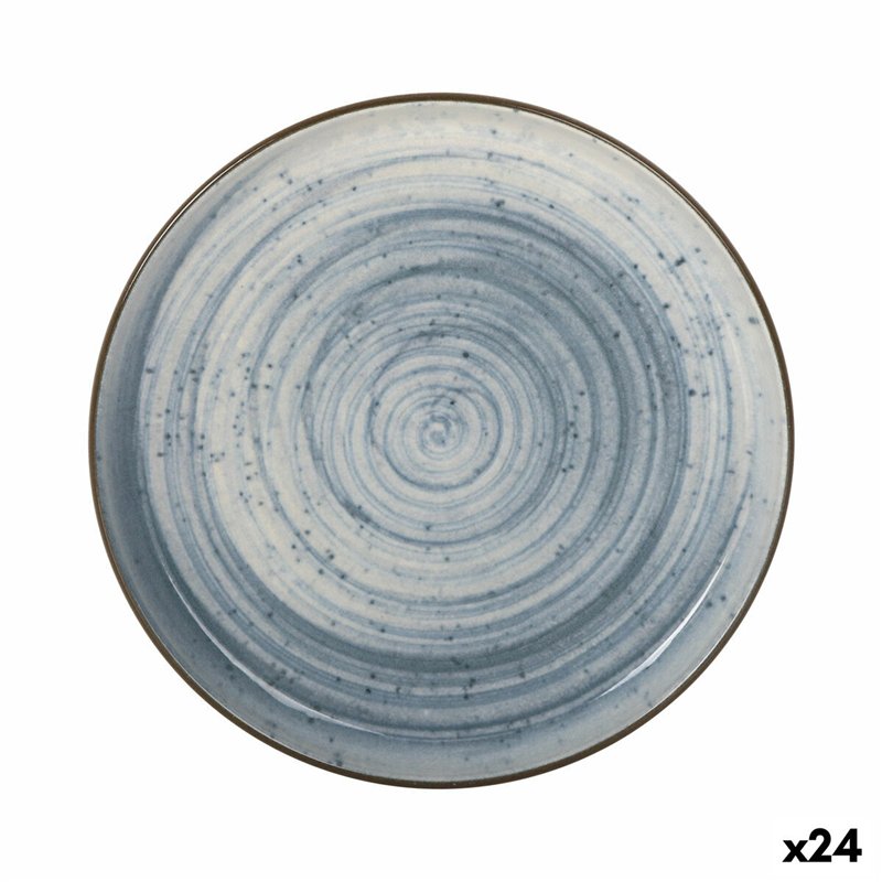 Plat à Gratin La Mediterránea Swirl Ronde Ø 15,4 x 2,1 cm (24 Unités)