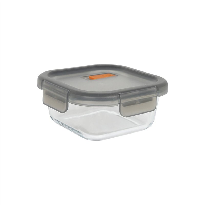 Image secondaire de Boîte à lunch hermétique MasterChef Gris Transparent Carré 1,1 L (6 Unités)