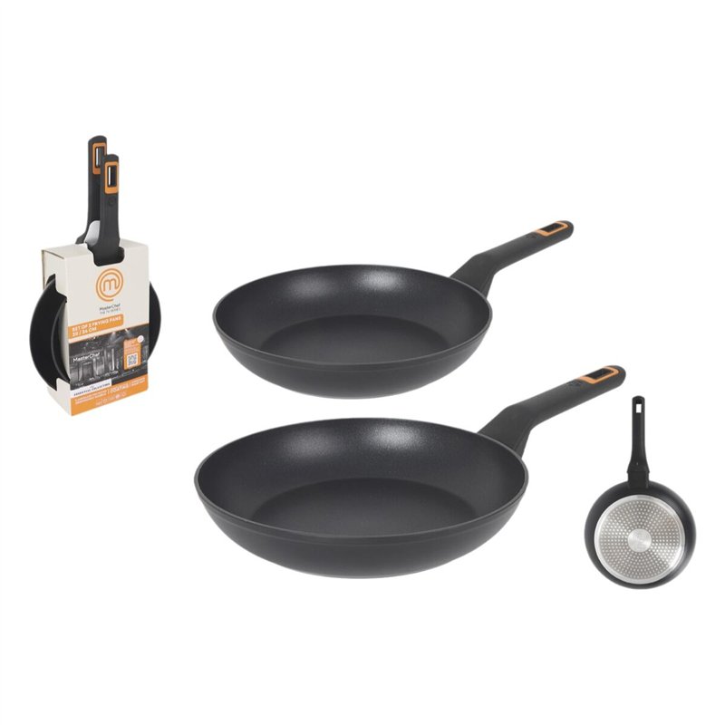 Image secondaire de Ensemble de poêles MasterChef 2,5 mm (4 Unités)