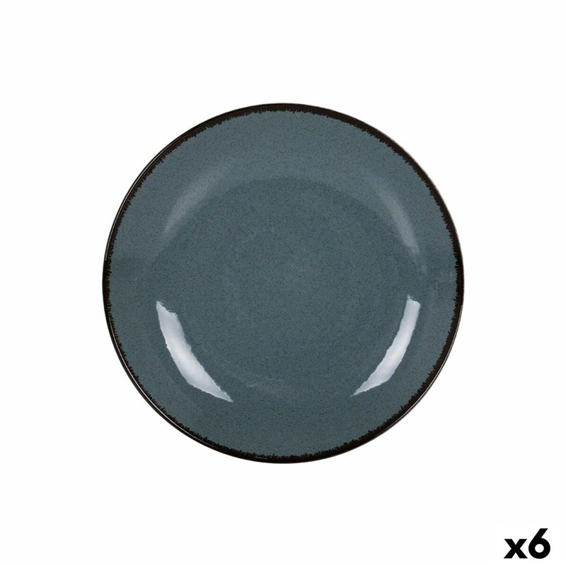 Plat à Gratin Santa Clara Bleu Ronde Ø 30 cm (6 Unités)
