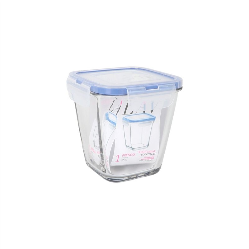 Image secondaire de Boîte à lunch hermétique LAV Bleu Transparent 700 ml (8 Unités)