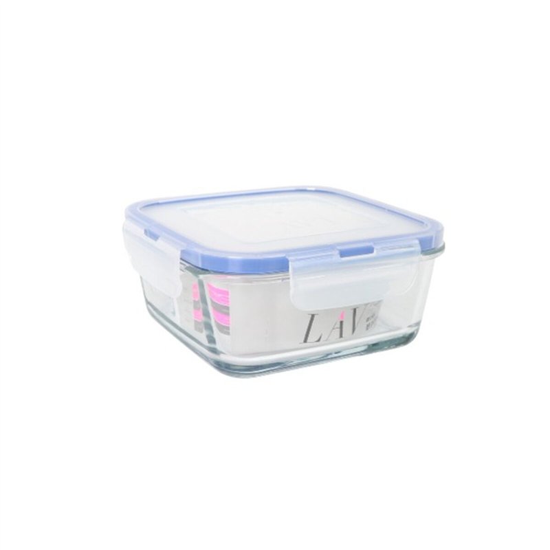 Image secondaire de Boîte à lunch hermétique LAV Bleu Transparent 0,72 l (12 Unités)