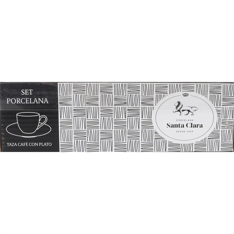 Image secondaire de Service à café Santa Clara 90 ml (6 Unités)