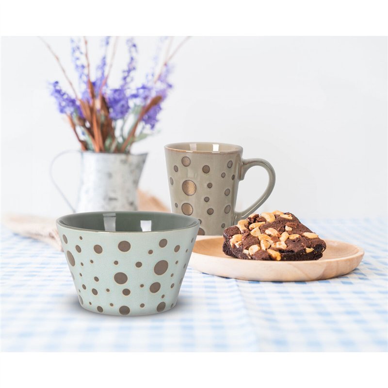 Image secondaire de Tasse mug La Mediterránea Lunas 400 ml (18 Unités)