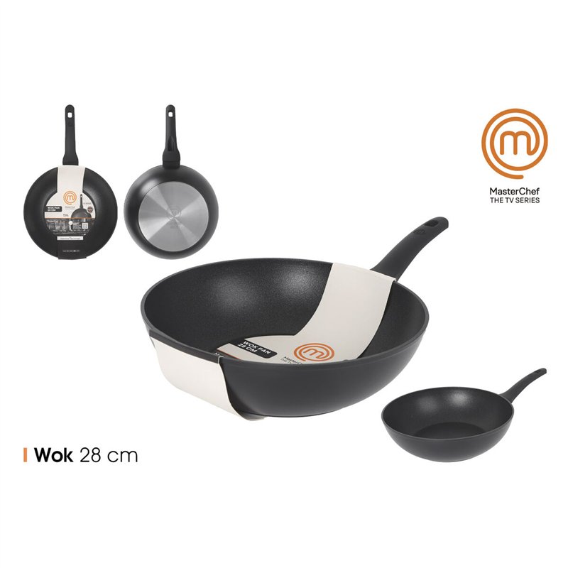 Image secondaire de Wok MasterChef 28 cm (6 Unités)