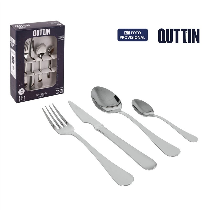 Image secondaire de Couverts Quttin Classic (8 Unités)