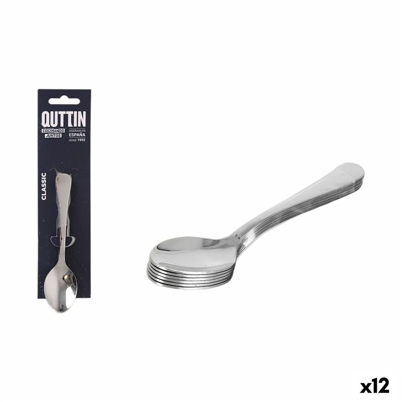 Cuillère à dessert Quttin Classic 6 Pièces (12 Unités)
