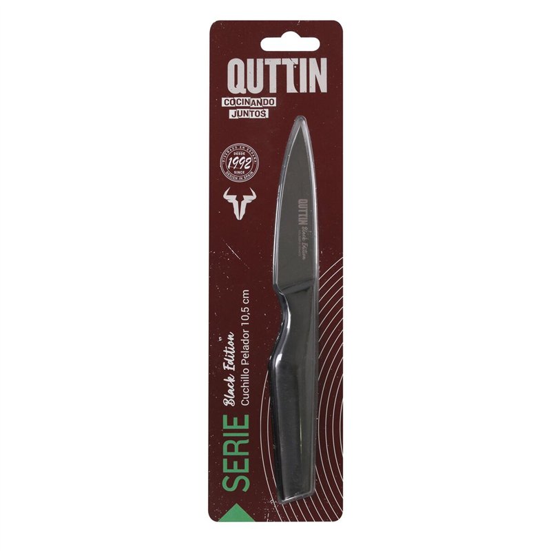 Image secondaire de Eplucheur Quttin Black Acier inoxydable 9 cm (12 Unités)