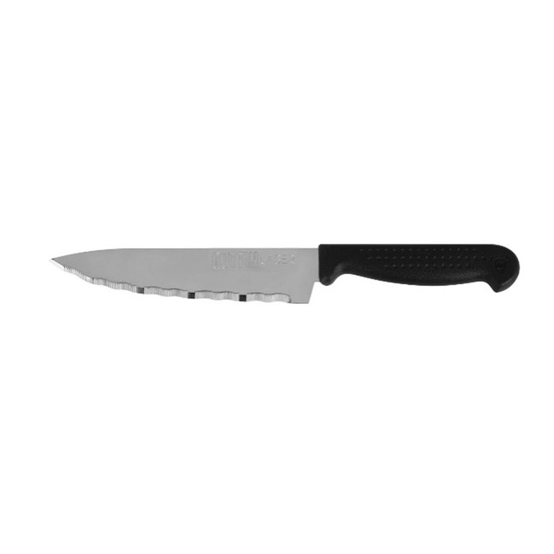 Image secondaire de Couteau de cuisine Quttin Laser Noir Argenté 28 x 6 x 1,3 cm (36 Unités)